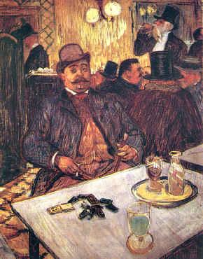  Henri  Toulouse-Lautrec M. Boileau Au Cafe Spain oil painting art